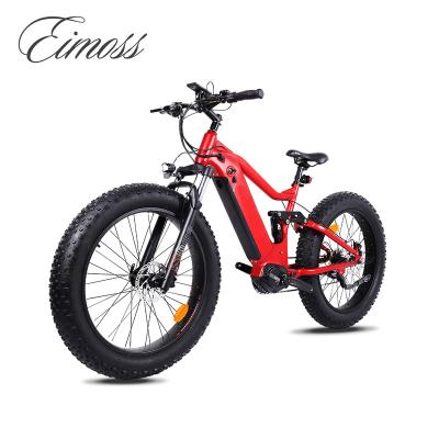 China Full Aluminum Alloy Suspension Aluminum Alloy Mountain Electric Bicycle With Crank Motor for sale