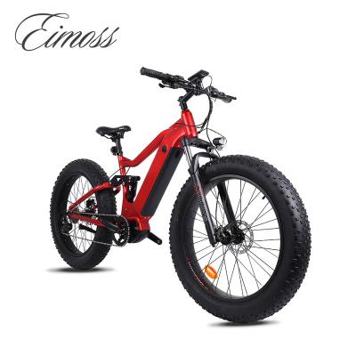 China Full aluminum alloy suspension aluminum alloy electric mountain bicycle ebike with hidden battery for sale