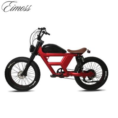 China New Model Aluminum Alloy Frame 7 Speed ​​Snow Beach Tire Ebike 750 Watt Fat Tire Fat Bike Electric Bicycle for sale