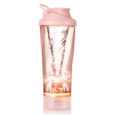 China Viable Portable Electric Gym Exercise Protein Powder 600ml Color Vortex Vortex Shake Refill Bottle for sale