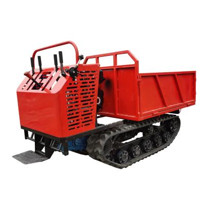 China Cast Steel 13# Electrically Or Manually Start Small Garden Crawler Carrier for sale