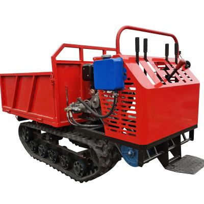 China Cast Iron Ball Mill 18# Mini 1.2 Ton Tracked Dump Truck Rubber Tracked Timber Carrier for sale