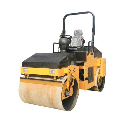 China Construction Material Shop Construction Road Vibration 3.5 Ton Double Drum Roller Micro Equipment Road Roller for sale