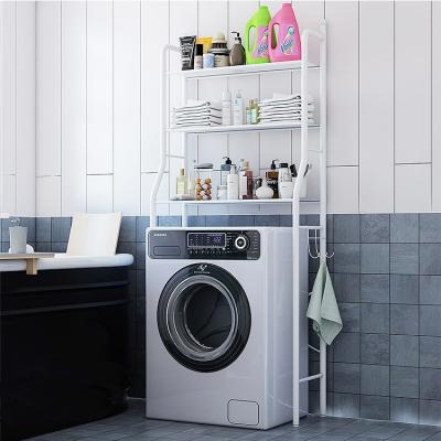 China 3 Metal Layers Sustainable Storage Rack Shelf Above Washing Machine For Space Saving for sale