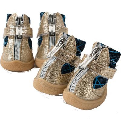 China Sustainable Pet Shoes Outdoor Small Dog Anti Slip Dirty Canvas Shoes for sale