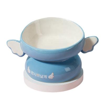 China Sustainable Pet Feeding And Water Feeding Ceramic Bowl For Cat And Dog Large Capacity Non-Skid for sale