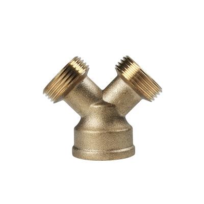 China Home Appliances Customized Brass Garden Metal Water Pipe Screw Type Flexible Hose Connector Coupling for sale