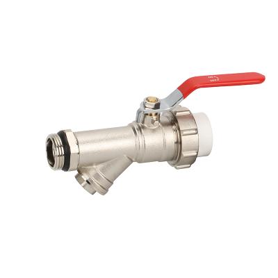 China General Garden Hose Parts Connector Water Faucet With Ball Valve for sale