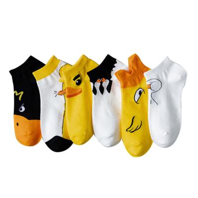 China Antibacterial Chicken Leg Set Ladies Cotton Foot Socks Invisible Boat Socks Slip Invisible Cotton Women Ankle Low Cut Striped Socks for sale