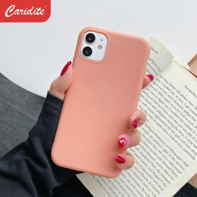 China Wholesale Shockproof Phone Case TPU PC For iPhone 12 Mini Pro Max Case Solid Color Can Be Customized Logo OEM Cell Phone Case for sale