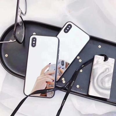 China Brand Mobile Cell Phone Cover Cases Modern Phone Case Shenzhen 2020 New Waterproof For Iphone X Shell Personality Ip 8/7Plus Mobile Phone Case With Hand Strap for sale