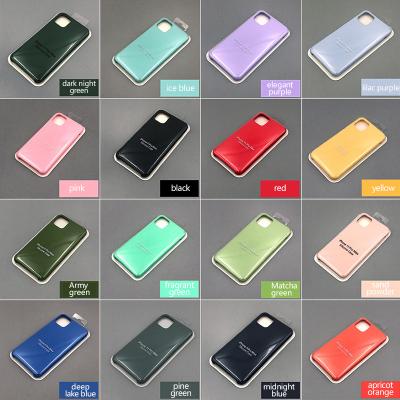 China 2022 new product cheap cell phone case shockproof for apple case 11 pro cover 12 13 max original liquid silicone phone case wholesale for sale