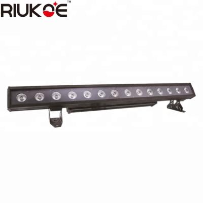 China WEDDING LIGHT IP65 decorating wash stage light 14pcs 30w RGBWA 5IN1 led wall washer light bar for sale