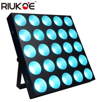 China Stage Light Background Light Rgbw 4-in-1 Cob Beam / Wash Dmx 25x10 Audience Matrix Led Blinder for sale