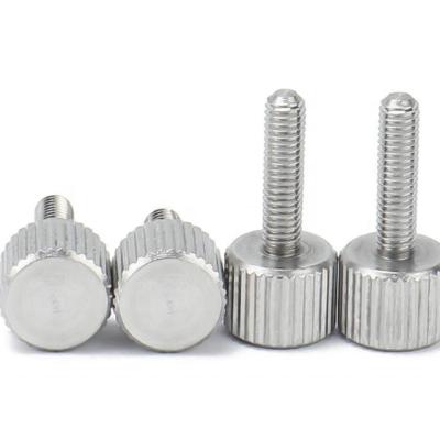 China Custom Thumb Round Flat Pan Head Screw Thumb Screws Aluminum Stainless Steel Brass Thumb Screws for sale