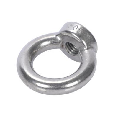 China Heavy Industry Heavy Industry Din 582 Available Sample Hardware Oval Eye Nut Lifting Rigging Ring Shape Nut Stainless Steel for sale