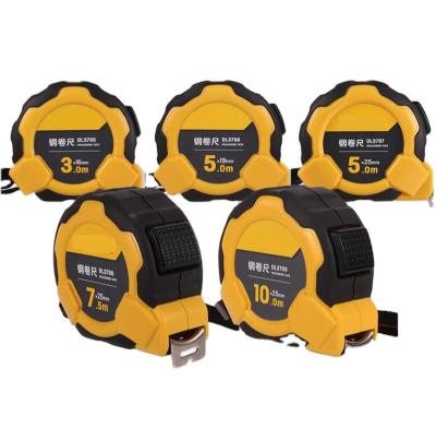 China Auto Lock Retractable Soft Coated Tape Measure With Logo 3m 5m 7 5m Box 10m Size Customized By Original HEN Packing Pcs Color Material ABS Rubber Case for sale