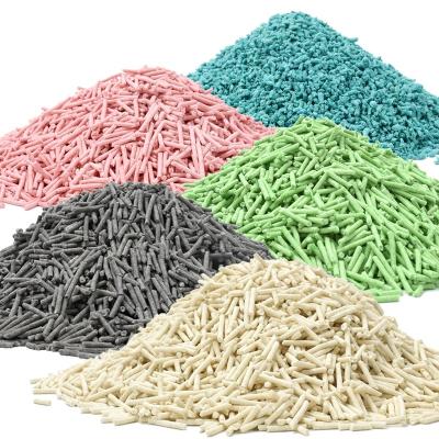 China Sustainable Eco Nature Plant Fiber Easy Clean Exquisicat Removable Cat Litter with OEM Scent for sale