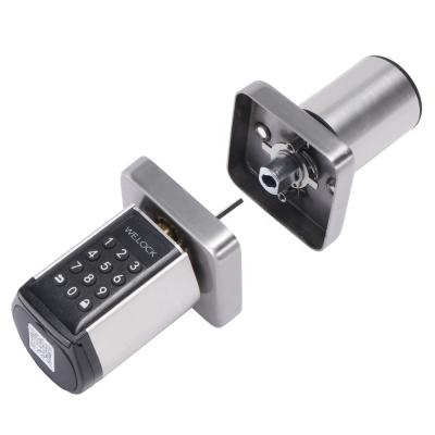 China High Quality WE.LOCK Stainless Steel Password APP Smart Lock Cylinder (Silver) With Easy Installation for sale