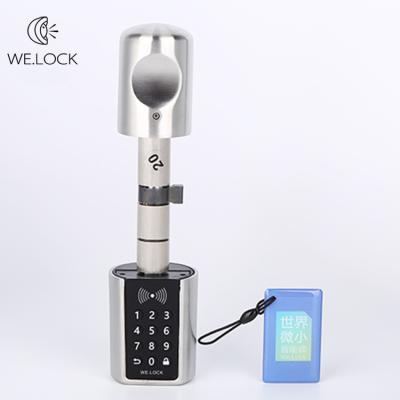 China New RFID Password Card Lock Cylinder WE.LOCK Design Card Code Keypad Door Lock With CE Certificate for sale