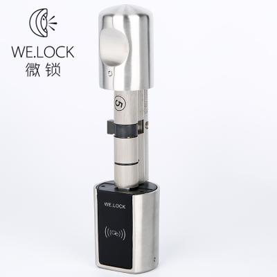 China Smart Home Security Smart Home Cylinder Apartment L4C Lock Hot Sale Card Lock For Apartment With Intelligent Induction for sale