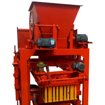 China Hotels 4-40 semi automatic brick making machine automatic mud clay concrete block cement brick making machines with factory sale for sale