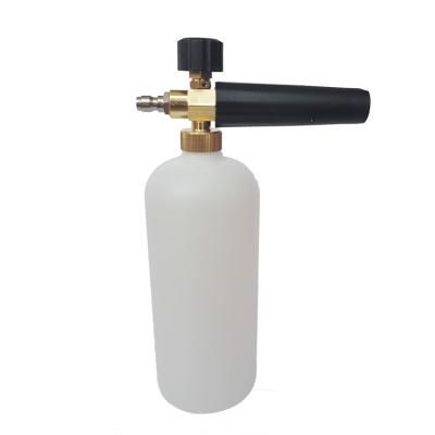 China Hotels 1/4 Quick Insert Foam Nozzle High Pressure Adjustable Foam Cannon Car Wash Station Pressure Washer for sale