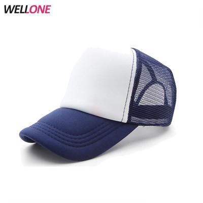 China Guangzhou COMMON Price Foam DIY High Quality Cheap Design Your Logo Plain Embroidery Printing Hats Mesh Adult Mesh Trucker Hat for sale