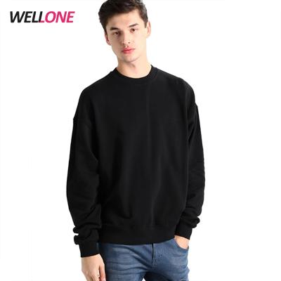 China Latest Anti-Shrink Your Design High Quality Custom French Terry Round Neck Color Men's Sweatshirt 100% Cotton Printing No Hood for sale