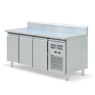 China Commercial Single-temperature 1.8m Bar Counter Stainless Steel Workbench Refrigerators and Air Cooling Under Counter Fridge for sale