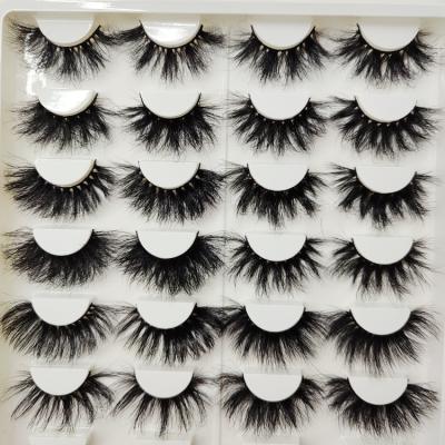 China Full thick private label strip lashes 3D 5D 8D mink eyelash seller 25 mm 3d mink eyelash for sale