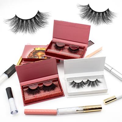 China New Popular Style Soft Natural 3D Handmade 8d Mink Strip Eyelashes Vendor for sale