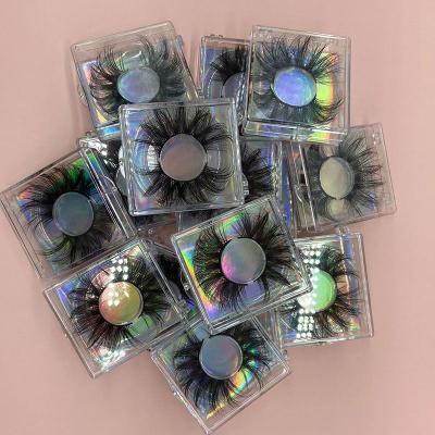 China Durable 25mm long faux mink eyelashes 3d lahes mink eyelashes with sample eyelashes for sale