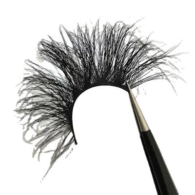 China High Quality Natural 25mm 3d Mink Lashes False Eyelashes 100% Real Mink Wholesale Seller Durable 3d 25mm Mink Lashes Real Fur Handmade Lashes for sale