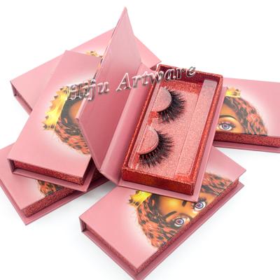 China 25mm Natural Soft Faux Fur Mink Eyelashes In Custom Packing for sale