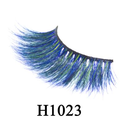 China Delicate Manufacturing Lashes Handmade Coloring Mink Colored Lashes Natural Color Mink Lashes for sale