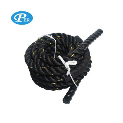 China Durable Sport Fitness Gym Battle Rope With Anchor Kit for sale