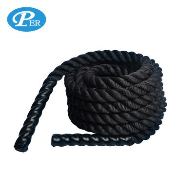 China Good Quality Strength And Core Polyester Gym Gear Climbing Battle Rope for sale