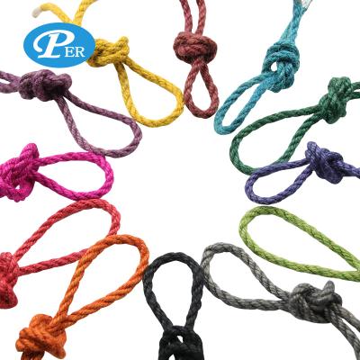 China Decoration Hot Sale Natural Hemp Twisted Jute Rope for sale