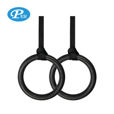 China Portable High Quality Fitness Strength Training Gym Rings Gym Plastic Rings for sale