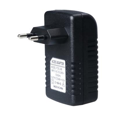 China POE Wall Plug Ethernet RJ45 POE Injector 24V 1A 48V 0.5A DC Power Poe Adapter for sale