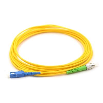 China Factory Price Professional Singlemode SC APC Fiber Optic Patch Cord Simplex Jumper CE-SC/UPC-FC/APC-SM-SX-1 for sale