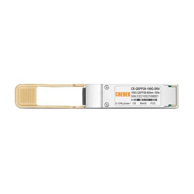 China FTTX FTTB FTTH QSFP28 100G SR4 DOM MTP MPO MMF 100G QSFP+ Optical Transceiver for sale