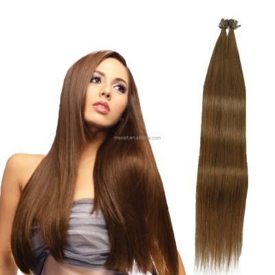 China Silky Straight Wave Flat Tip Hair Extensions Wholesale High Quality Brazilian Hair With Factory Price White Women for sale