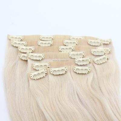 China Silky Straight Wave Clip In Hair 100% High Quality Hair Extensions With White Women Factory Price for sale