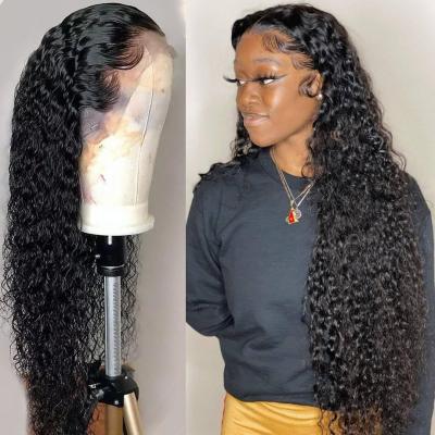 China Wholesale Deep Wave Body Wave HD Full Lace Wigs Human Hair Lace Front Peruvian Virgin Hair 360 Lace Front Wigs For Black Women for sale