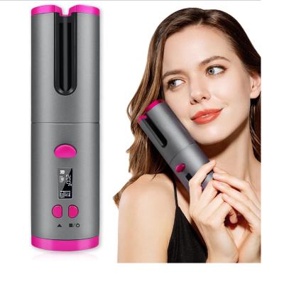 China Ceramic Hair Care and Styling Devices Hair Styling Tools USB Rechargeable Cordless Hair Curler for sale