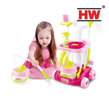 China High Quality Plastic Pink Girls Cleaning Tool New Kids Toys 61*51*79 Cm for sale