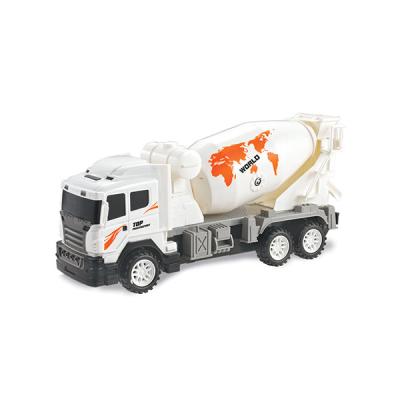 China Rubbing Toy Interesting 30CM Friction Car Truck Toy Concrete Mixer Truck Toy Truck Custom Logo for sale