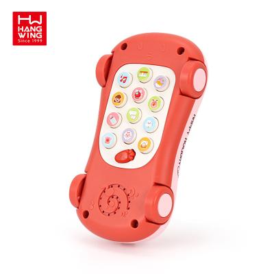 China Musical Musical Car Baby Toys Educational Toy Music Phone Cartoon Model 2021Amazon Toy Plastic Infant Eco Friendly for sale